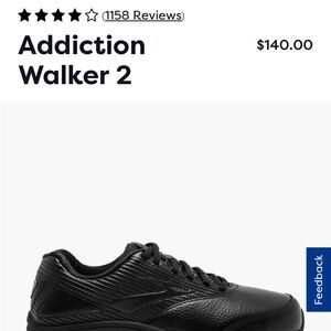Brooks Addiction Walker 2 Sneakers - Black